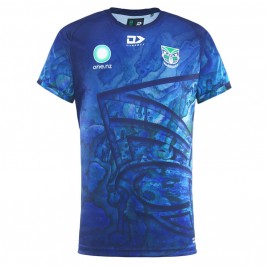 2025 New Zealand Warriors Rugby Mens Warm Up Paua Tee 2025 New Zealand Warriors Rugby Mens Warm Up Paua Tee