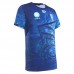 2025 New Zealand Warriors Rugby Mens Warm Up Paua Tee