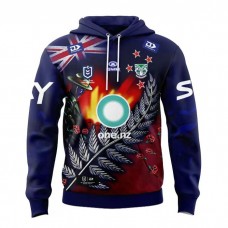 2024 New Zealand Warriors Rugby Mens Anzac Hoodie