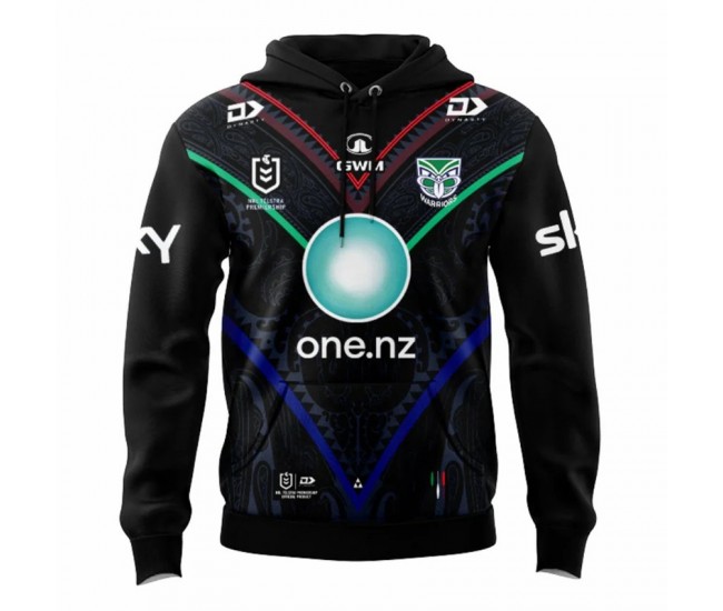 2024 New Zealand Warriors Rugby Mens Indigenous Hoodie