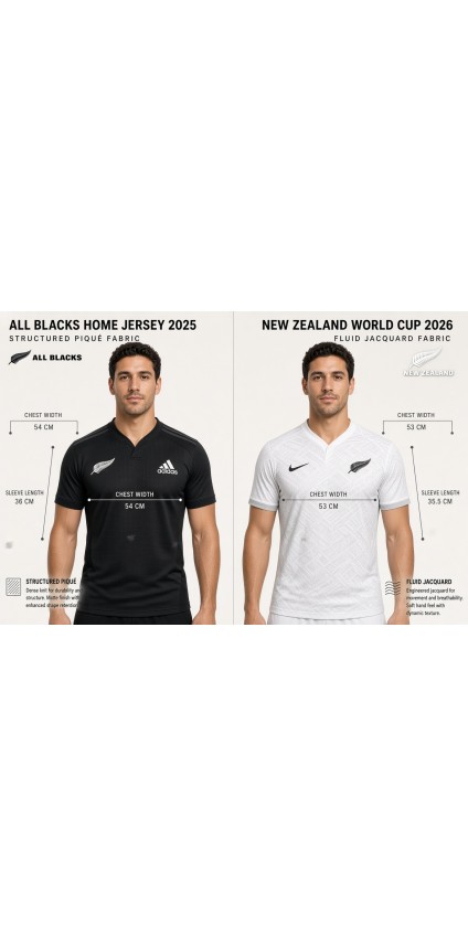 Rugby vs. Soccer Sizing Guide: How the 2026 New Zealand Kits Fit Differently Rugby vs. Soccer Sizing Guide: How the 2026 New Zealand Kits Fit Differently