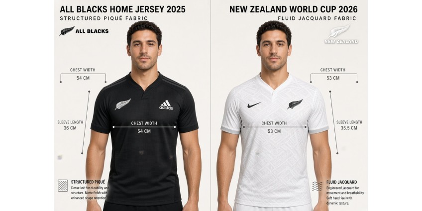 Rugby vs. Soccer Sizing Guide: How the 2026 New Zealand Kits Fit Differently
